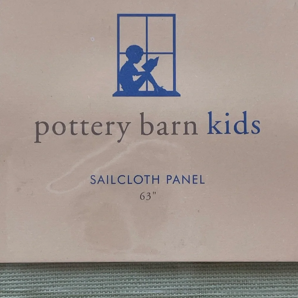 Pottery Barn Kids Sailcloth Drape Panel • 63”